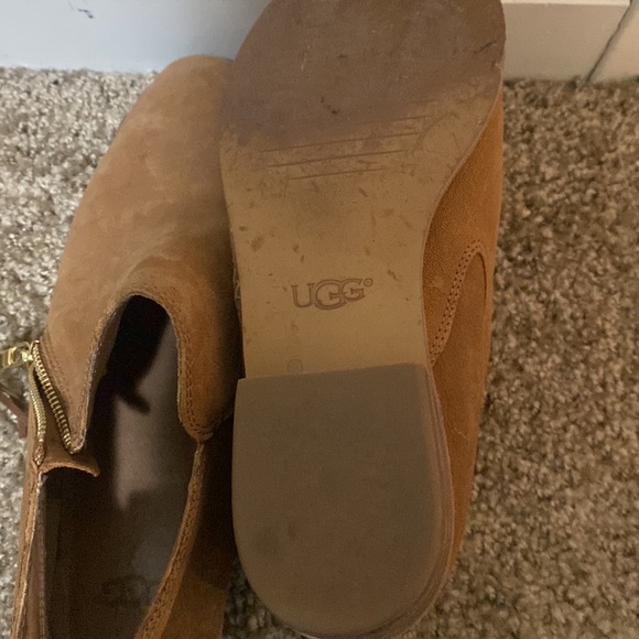 UGG GLEE DARK CHESTNUT SHOES - Picture 3 of 6